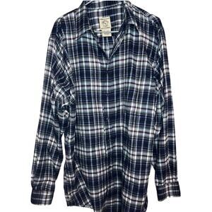 Gunnison Creek Outfitters TALL LS Plaid Button Down Fall Lumberjack Shirt